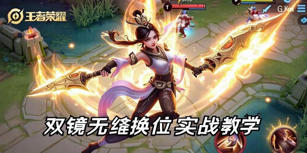 王者荣耀镜飞雷神进阶，双镜像无缝换位技巧，轻松秀翻全场！王者荣耀镜飞雷神，双镜像无缝换位实战教学  第1张